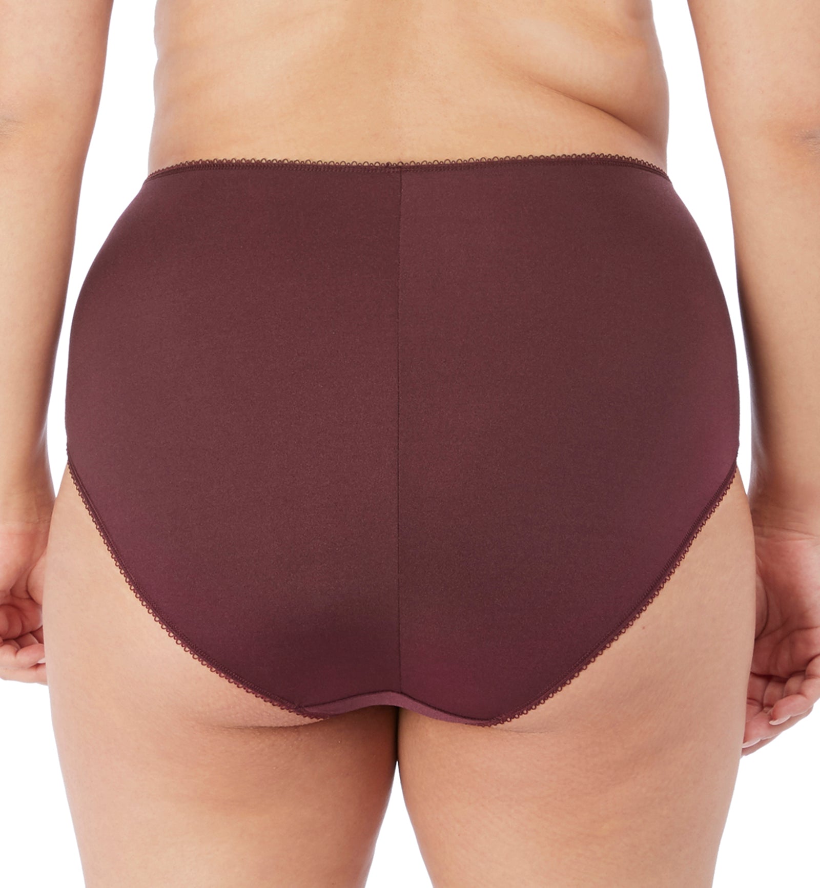 Elomi Cate Full Panty Brief (4036),Large,Raisin - Raisin,Large