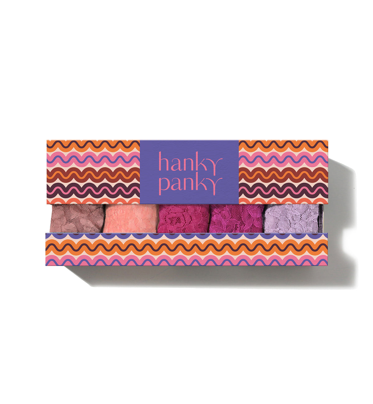 Hanky Panky 5-PACK Signature Lace Original Rise Thong (48115PK),DNWW - DNWW,One Size