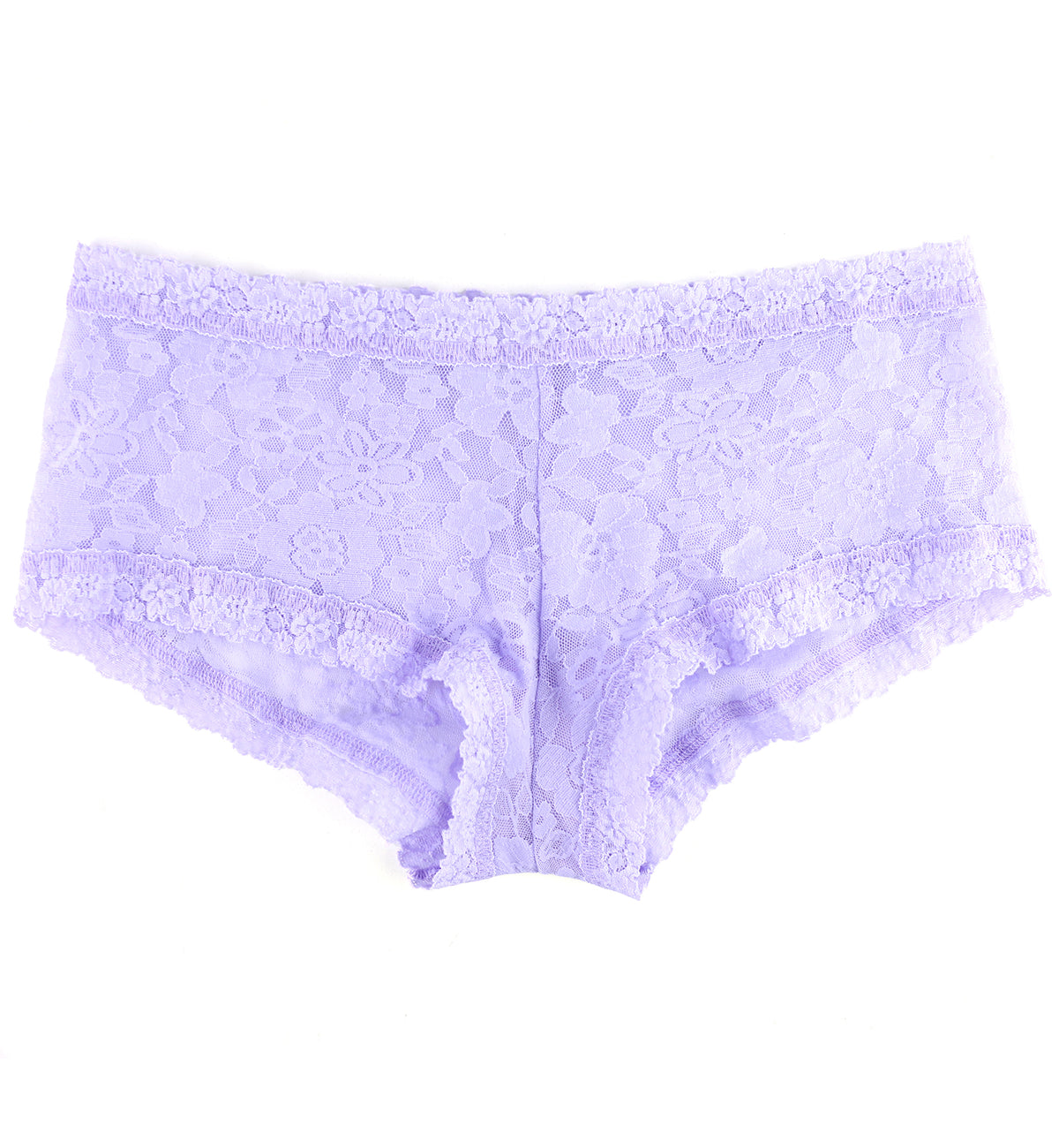Hanky Panky Daily Lace Boyshort (771201P),X-Small,Lilac Bloom - Lilac Bloom,X-Small