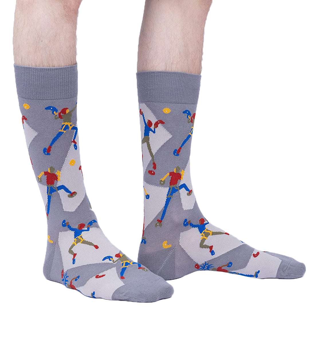 SOCK it to me Men's Crew Socks (MEF0583),Sock Climbing - Sock Climbing,One Size