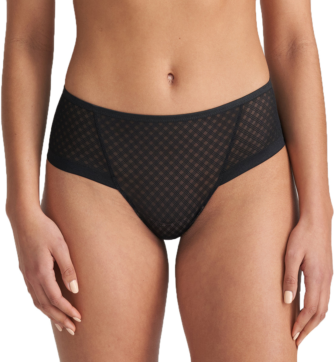 Marie Jo Channing Matching Hotpants Panty (0522242),XS,Black - Black,XS