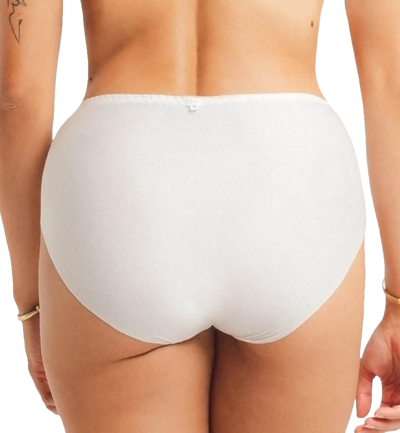 Louisa Bracq Electric Waves Full Brief (49450),XS,Pearl - Pearl,XS