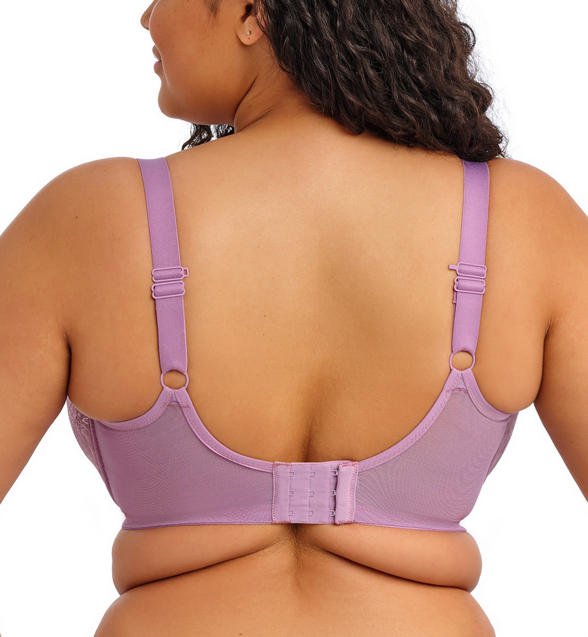 Elomi Brianna Padded Half Cup Underwire Bra (8081),32GG,Heather - Heather,32GG