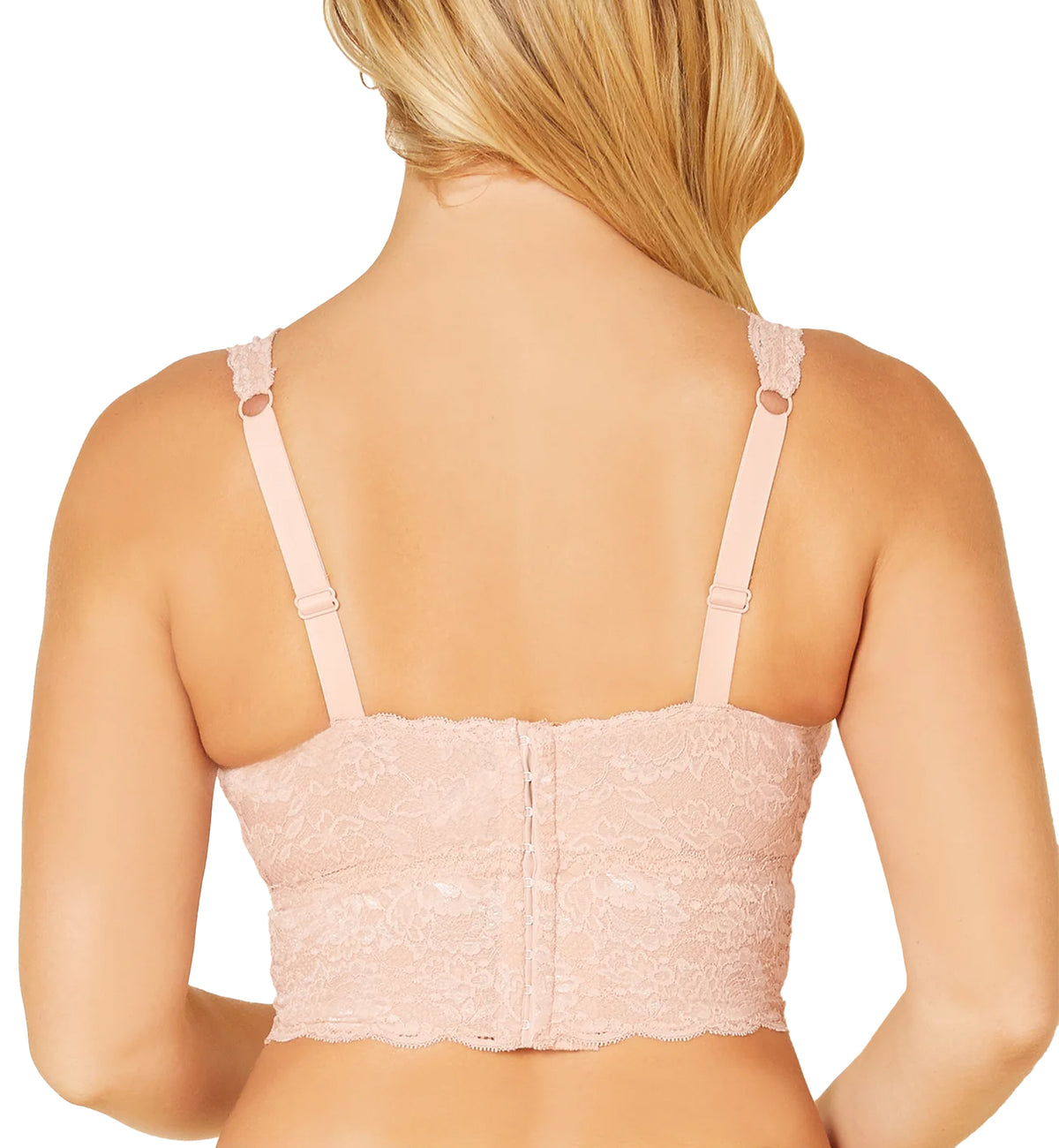 Cosabella Never Say Never CURVY Plungie Longline Bralette (NEVER1385),XS,Fiore - Fiore,XS