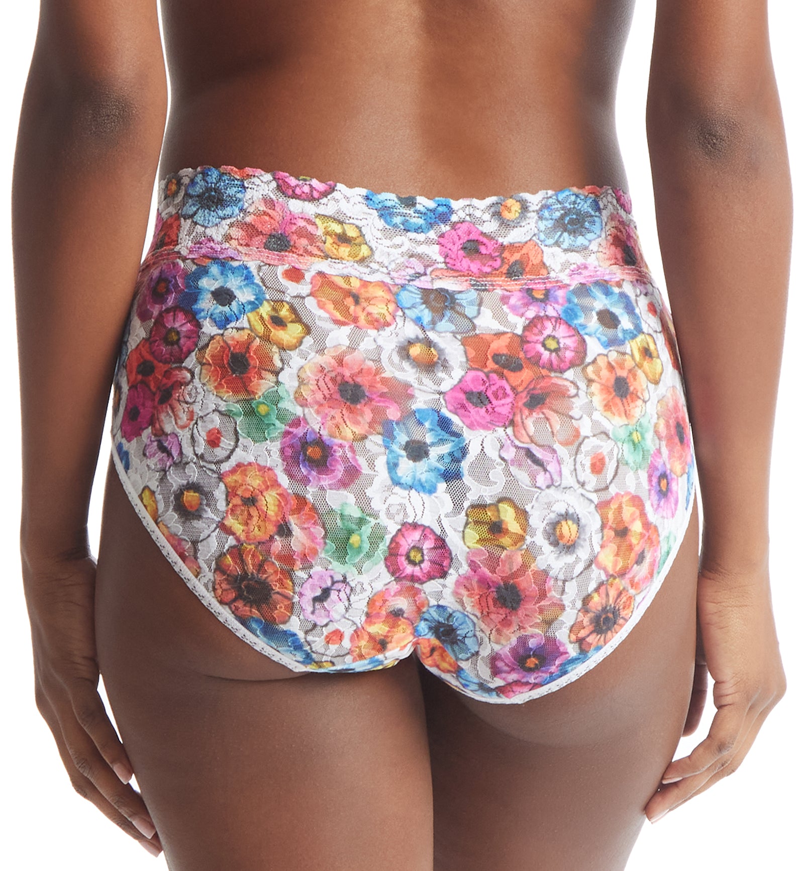 Hanky Panky Signature Lace Printed French Brief (PR461),Small,Linger Awhile - Linger Awhile,Small