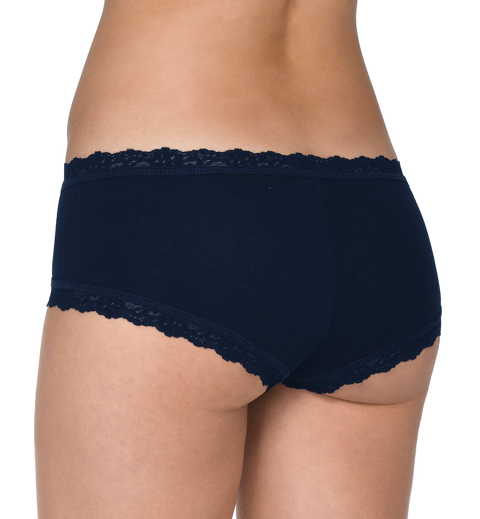 Hanky Panky Cotton Boyshort (891281),XS,Navy - Navy,XS