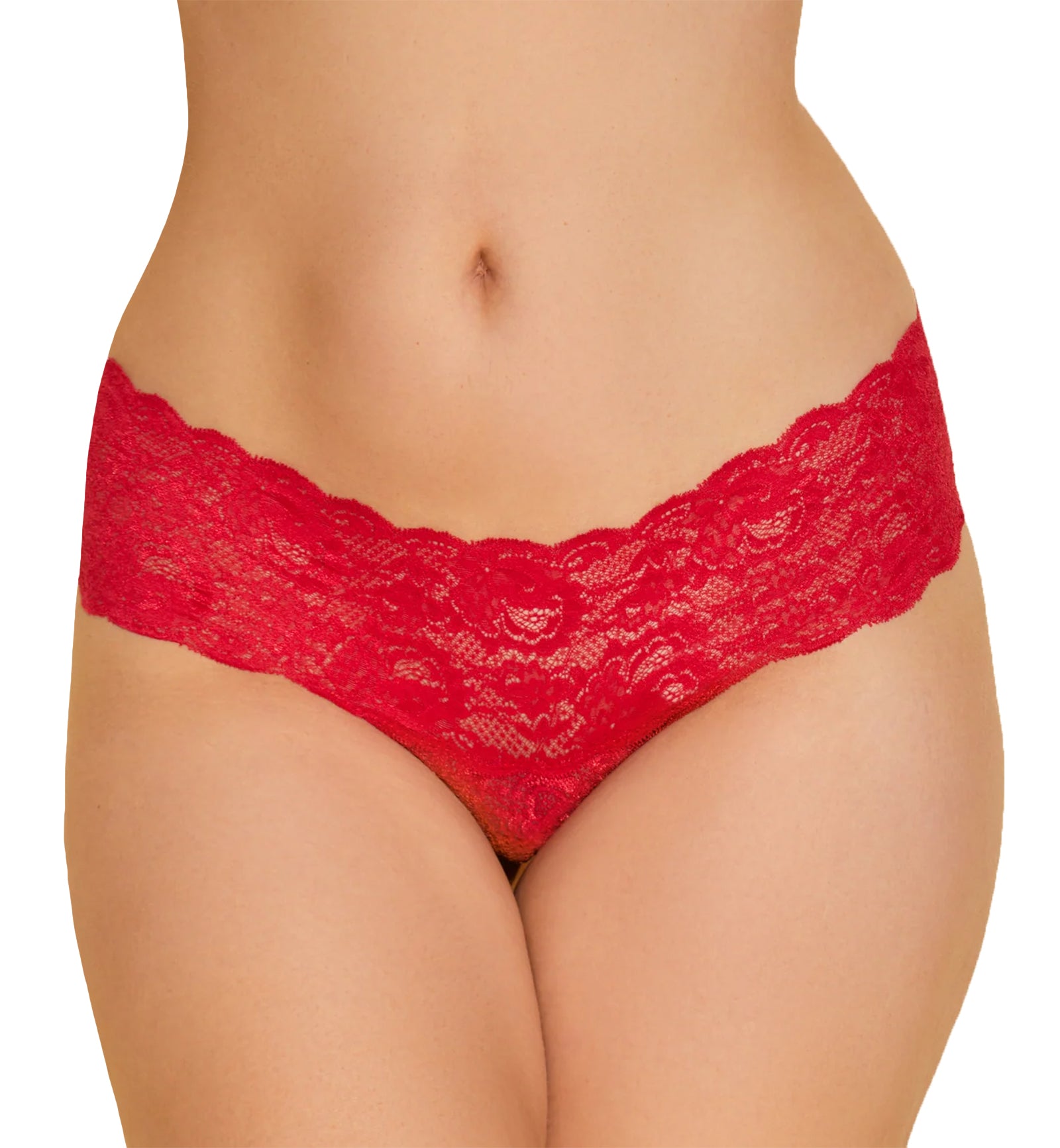 Cosabella Never Say Never Comfie Thong (NEVER0343),S/M,Mystic Red - Mystic Red,S/M