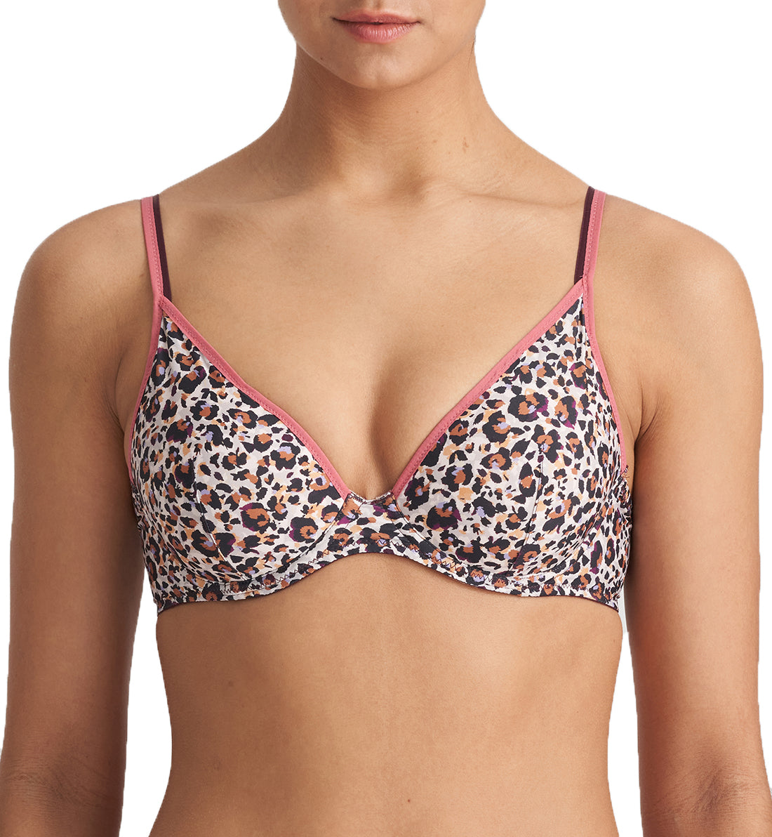 Marie Jo Jude Triangle Padded Underwire Bra (0222254),30C,Pot Pouri - Pot Pouri,30C