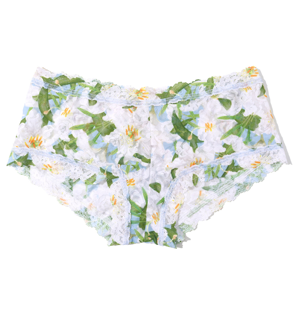 Hanky Panky Signature Lace Printed Boyshort (PR4812P),XS,Absolute Lilly - Absolute Lilly,XS