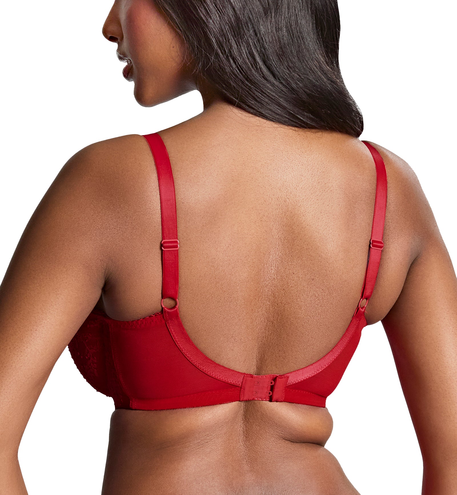 Panache Tango Lace Underwire Balconette Bra (10966),30FF,Scarlet - Scarlet,30FF