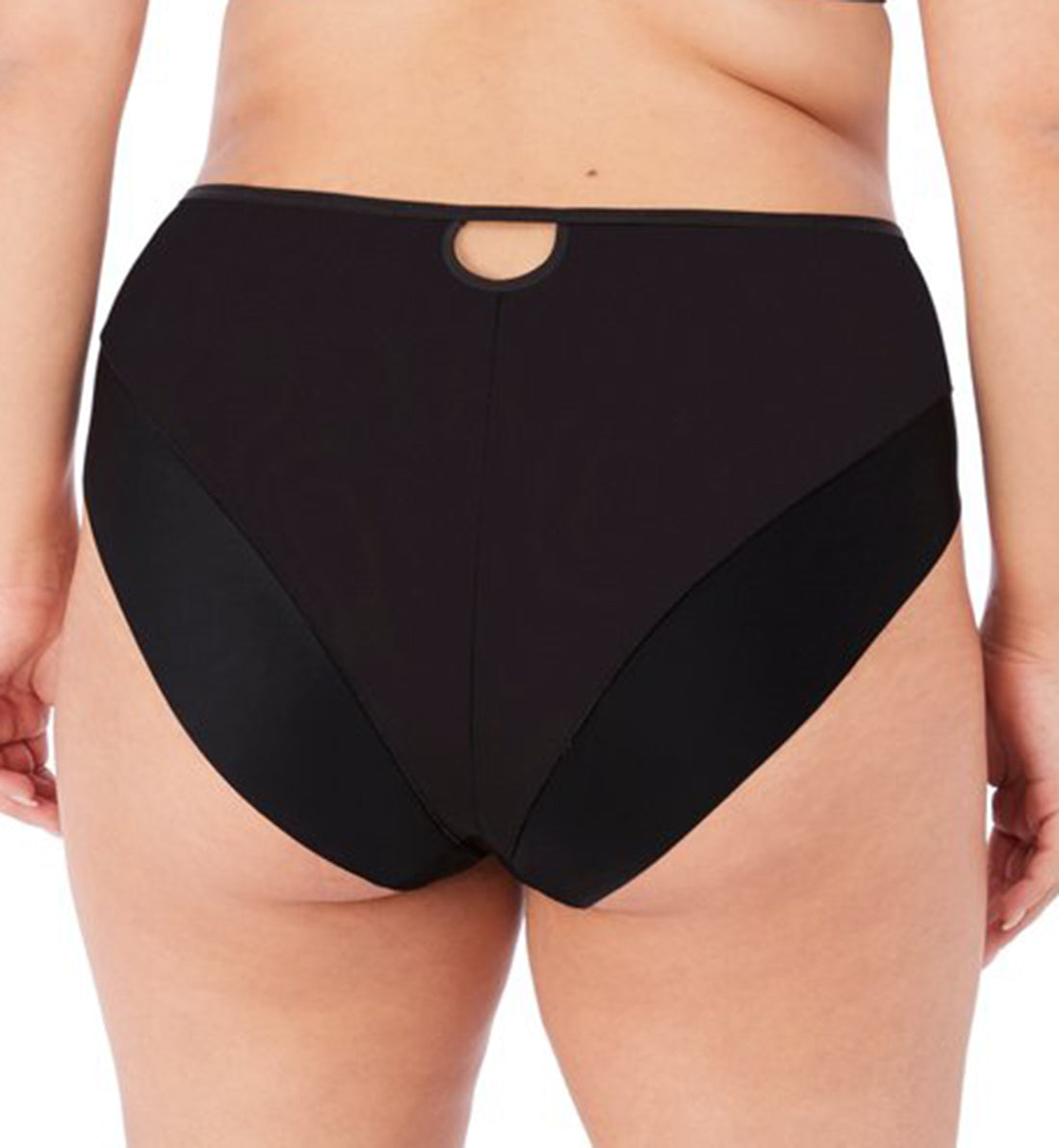 Elomi Priya Matching Full Brief Panty (4555),Medium,Black - Black,Medium