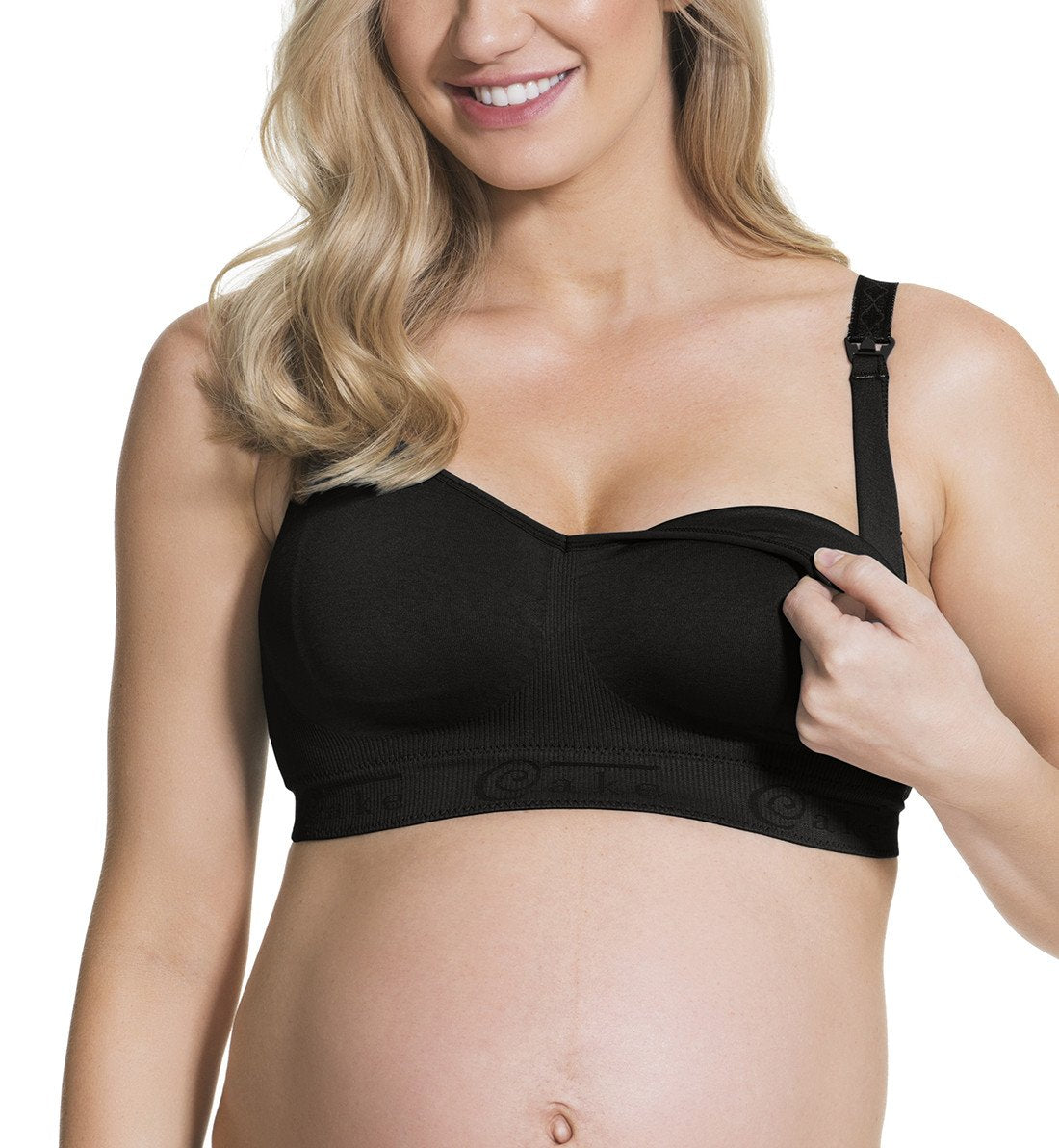 Cake Maternity Popping Candy Nursing Bralette (27-8005),30 XS,Black - Black,XS