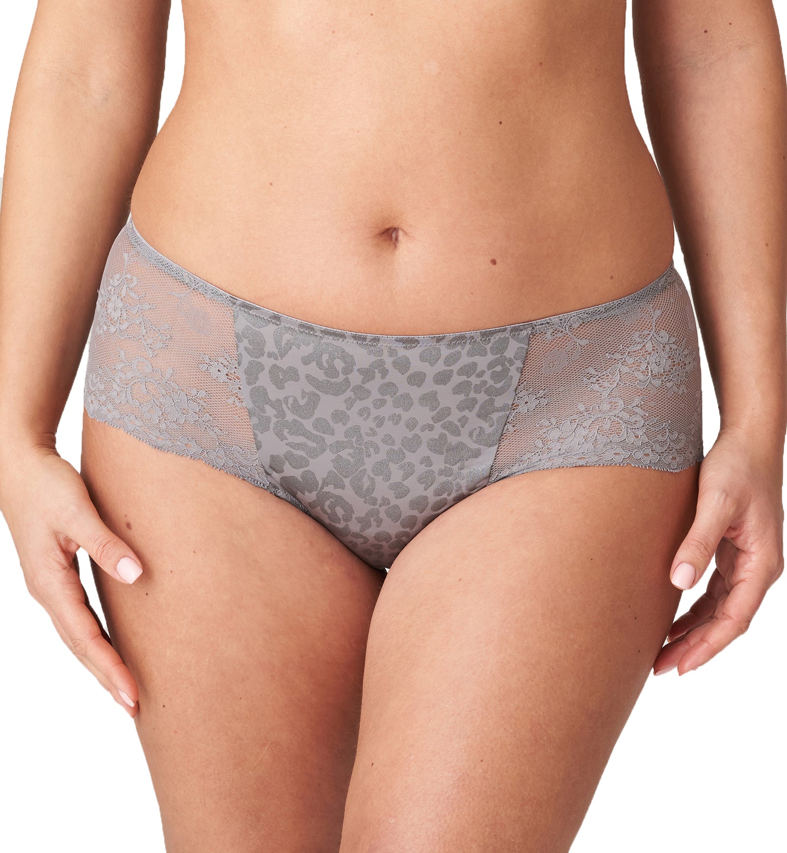 PrimaDonna Twist Cobble Hill Hotpants Panty (0542292),Large,Fifties Grey - Fifties Grey,Large