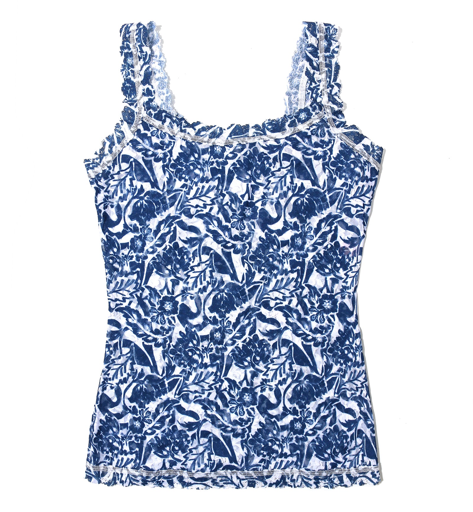 Hanky Panky Signature Lace Printed Unlined Camisole (PR1390L),XS,Sketchbook Floral - Sketchbook Floral,XS