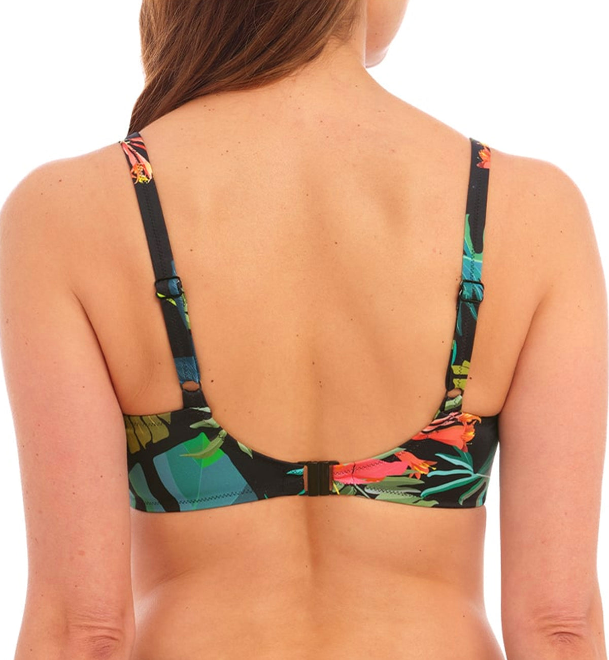 Fantasie Monteverde Gathered Full Cup Underwire Bikini Top (500701),32FF,Black - Black,32FF