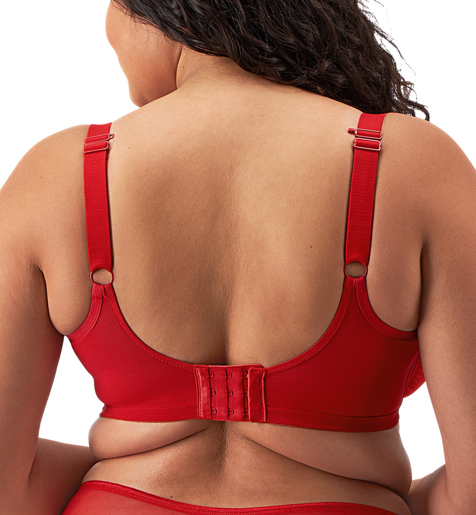 Elomi Matilda Banded Plunge Underwire Bra (8900),32G,Haute Red - Haute Red,32G