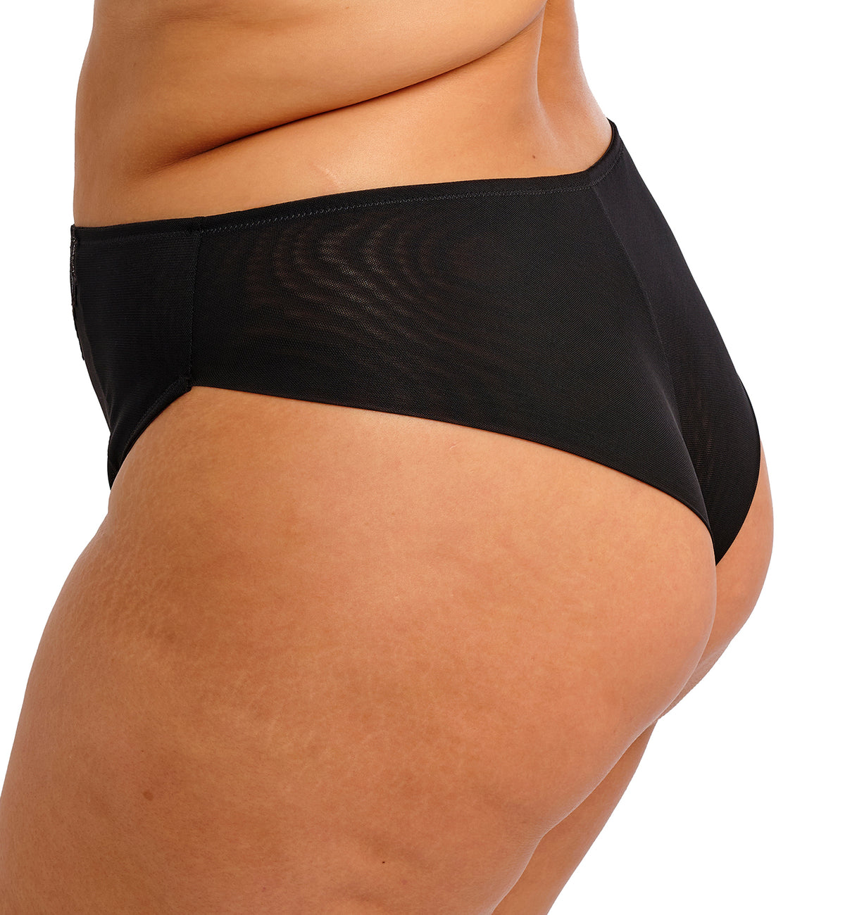 Elomi Reja Brazilian Brief (303155),Small,Black - Black,Small