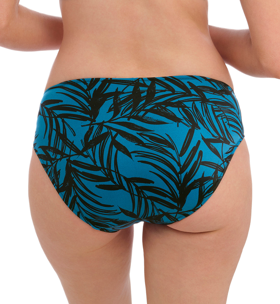Fantasie Palmetto Bay Mid Rise Swim Brief (502072),Medium,Zen Blue - Zen Blue,Medium