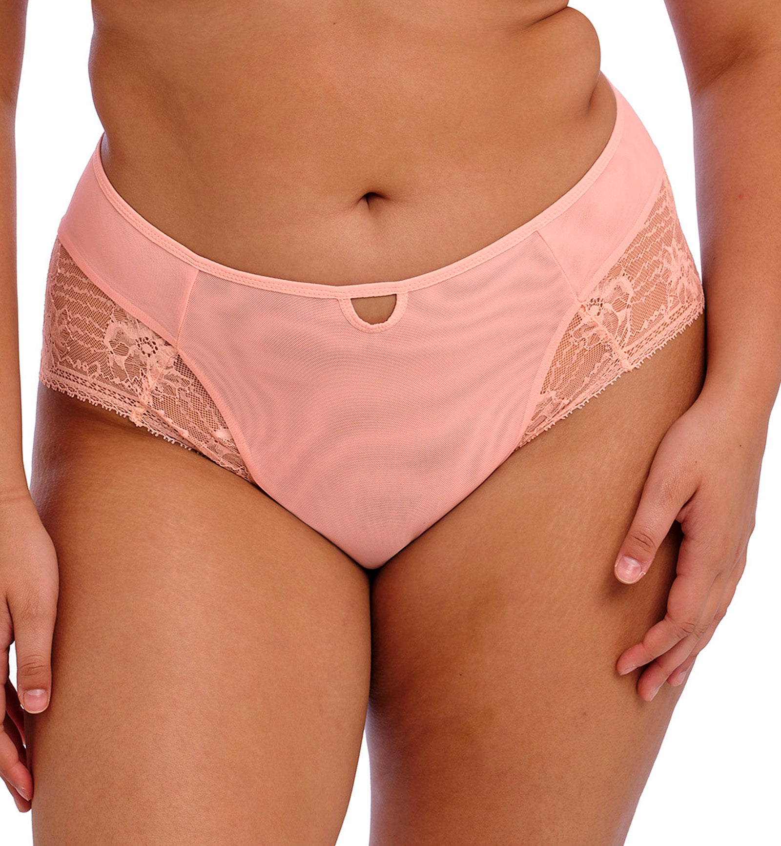 Elomi Kendra Full Brief Panty (301651),Medium,Rose Bud - Rose Bud,Medium