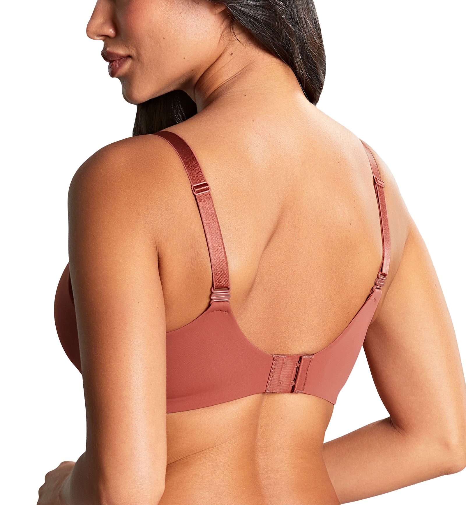 Panache 365 Molded Underwire T-Shirt Bra (10905),28DD,Lipstick - Lipstick,28DD