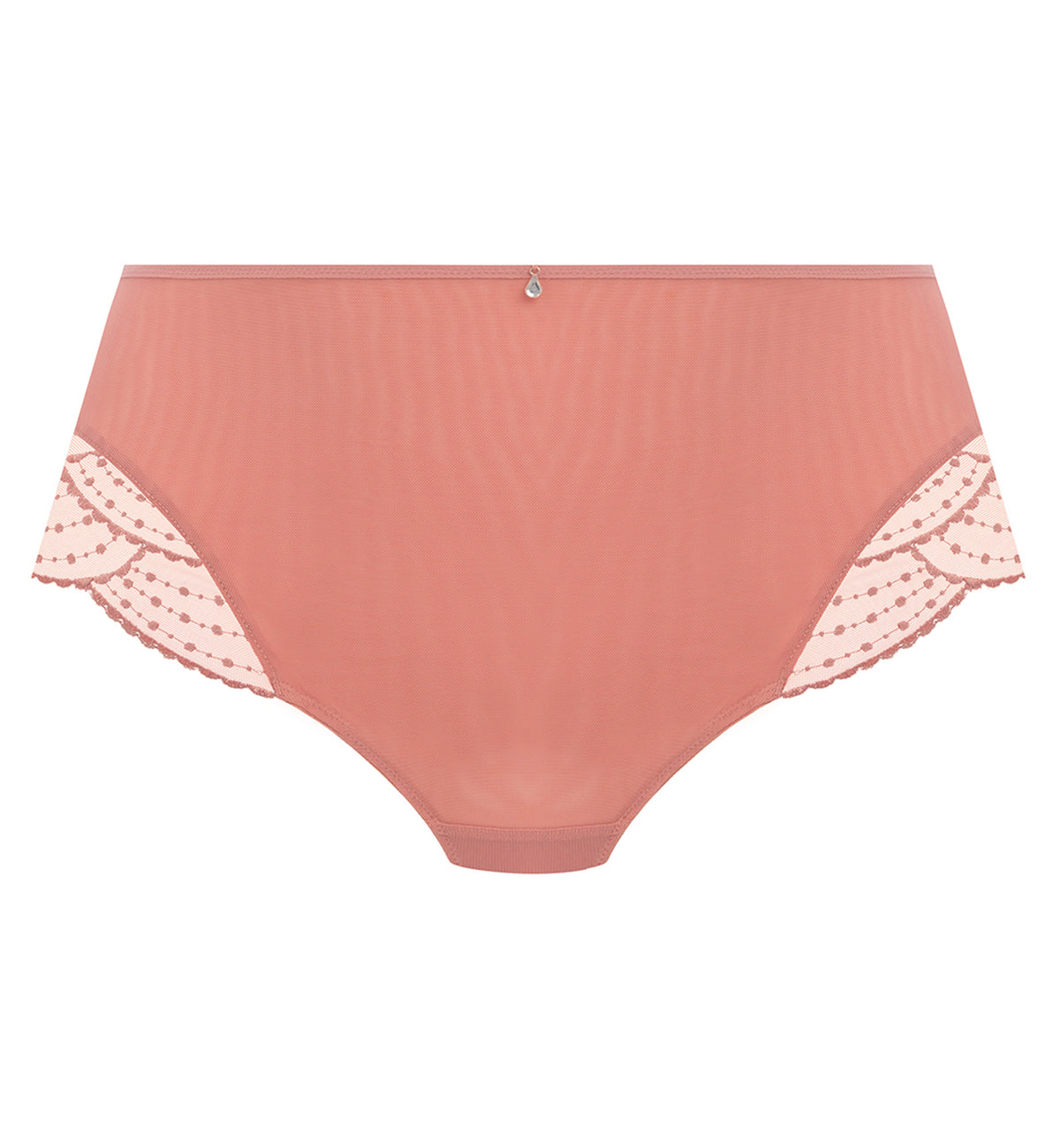 Elomi Priya Matching Full Brief Panty (4555),Medium,Rosegold - Rosegold,Medium