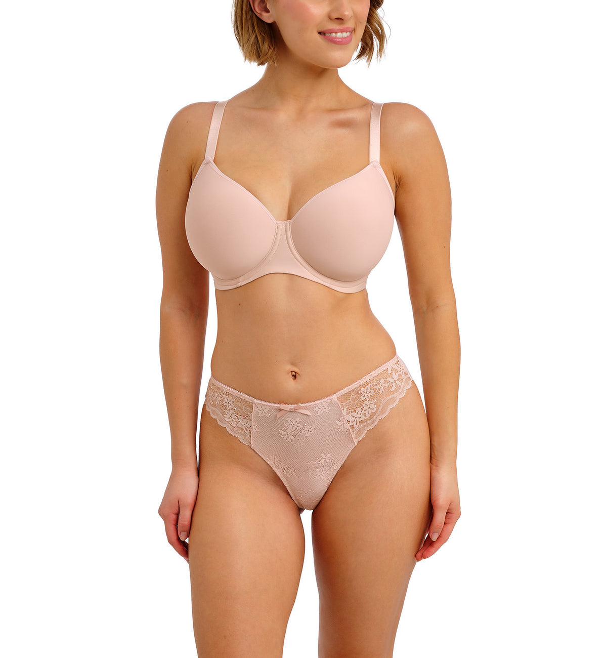 Freya Essentially Smooth Molded Underwire Bra (404432),28D,Cameo - Cameo,28D