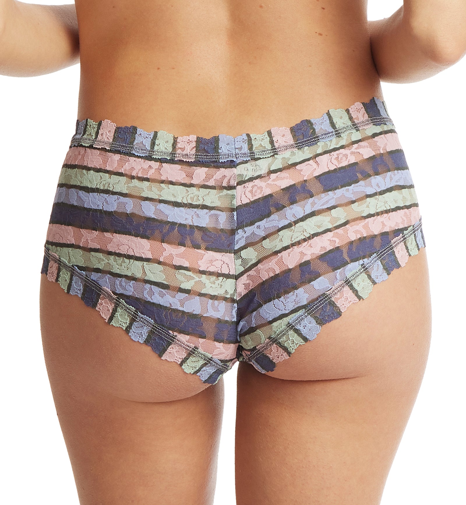 Hanky Panky Signature Lace Printed Boyshort (PR4812P),XS,Amalfi Coast - Amalfi Coast,XS