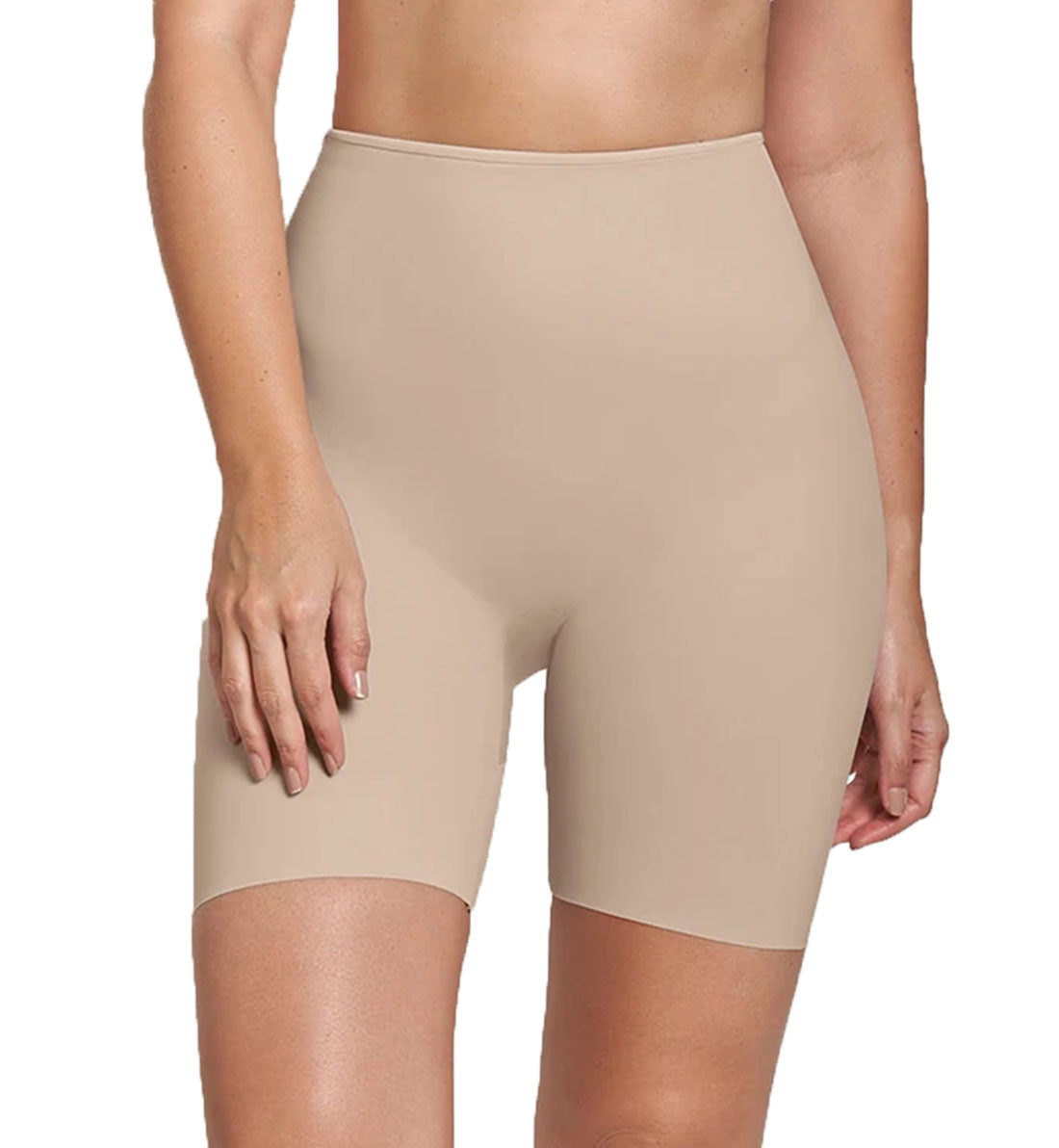 Leonisa Midrise Anti Chafing Butt Lifter Shaper Short (012992),Medium,Nude - Nude,Medium