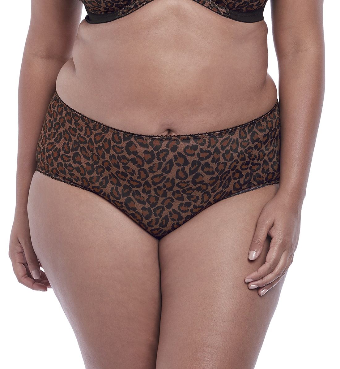 Goddess Kayla Matching Brief (6168),4XL,Dark Leopard - Dark Leopard,4XL
