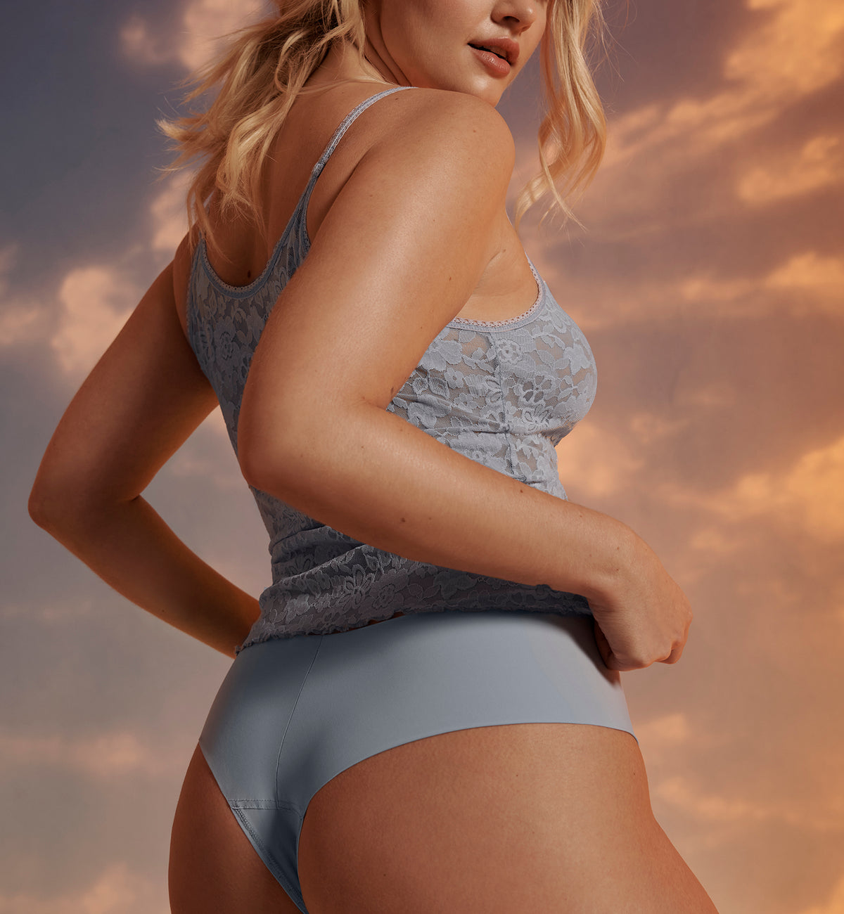 Hanky Panky Daily Lace Camisole (774731P),Small,Fresh Air - Fresh Air,Small