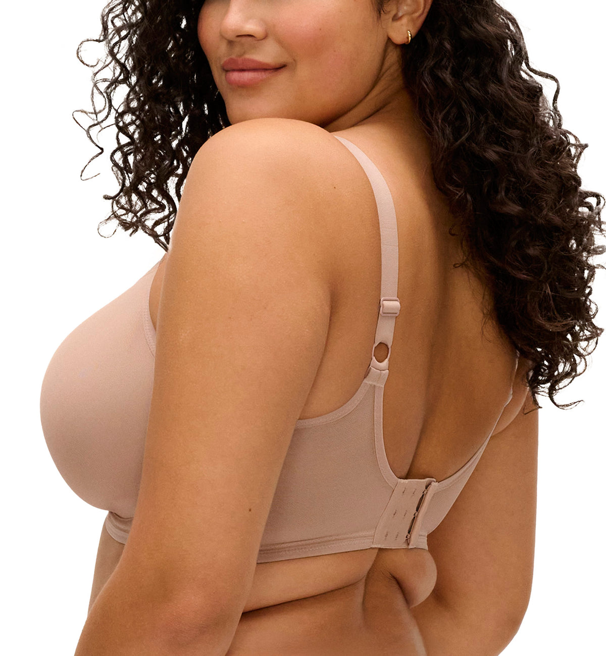 Elomi Smooth Unlined Underwire Molded Bra (4301),32GG,Sahara - Sahara,32GG