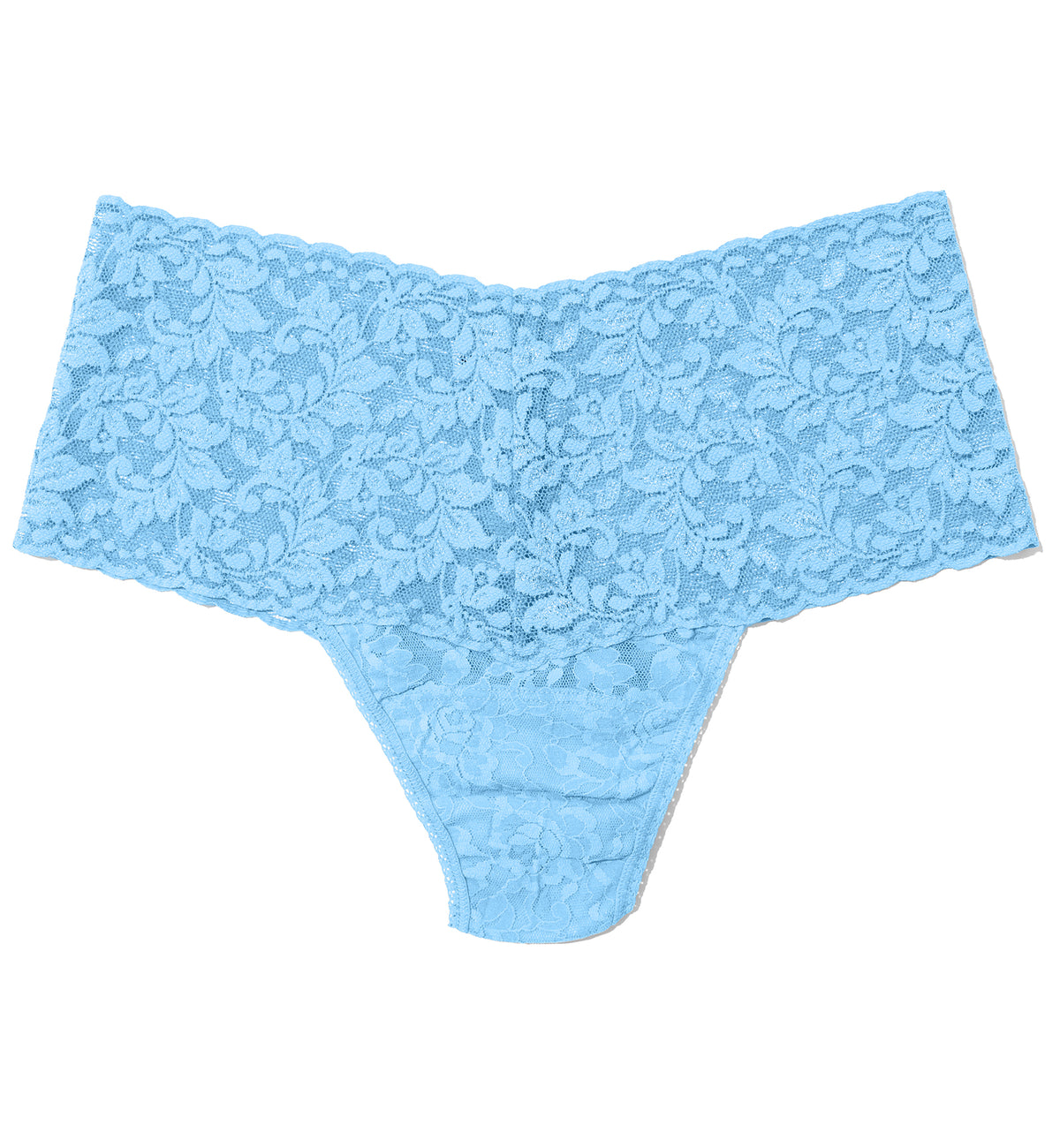 Hanky Panky Signature Lace PLUS Retro Thong (9K1926X),Partly Cloudy - Partly Cloudy,One Size