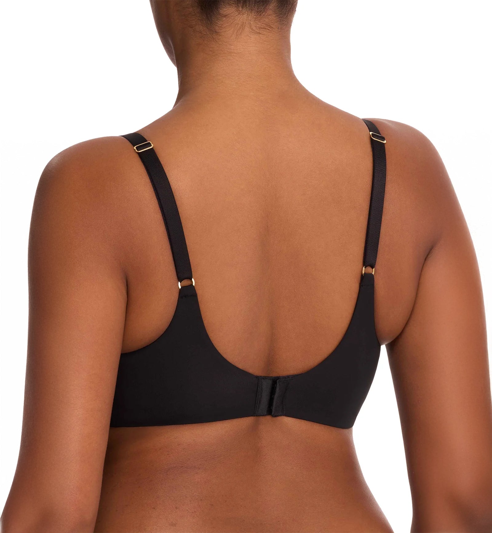 Natori Love Lace Full Coverage Plunge Bra (731351),30D,Black - Black,30D