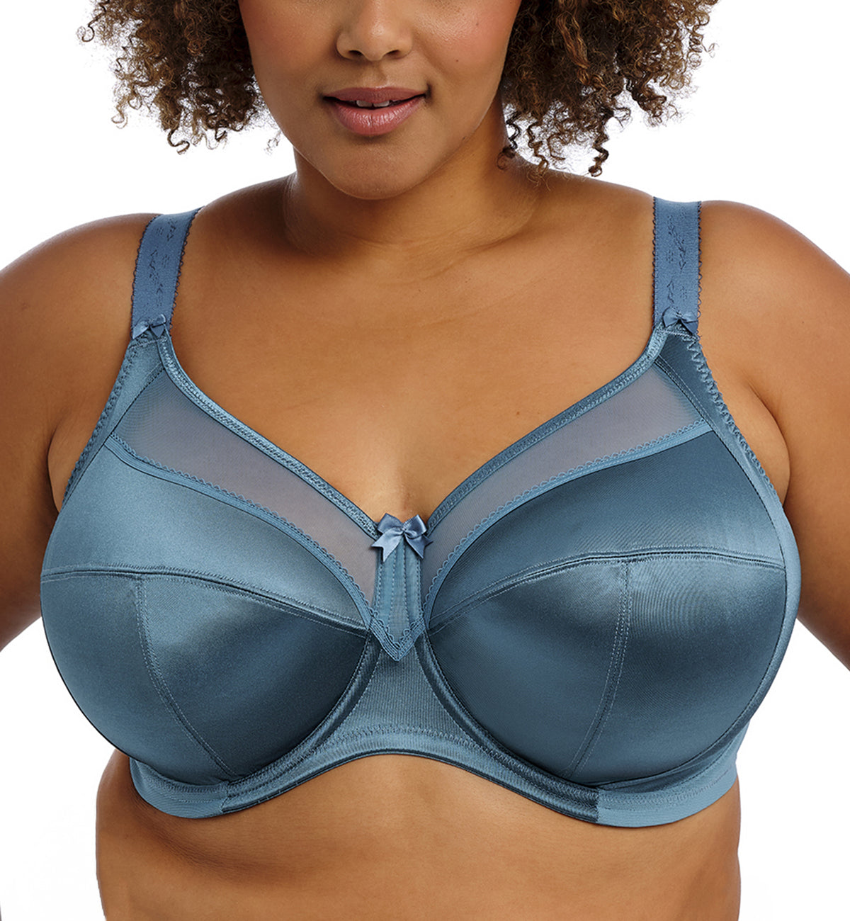 Goddess Keira Support Underwire Bra (6090),34I,Mediterranean Blue - Mediterranean Blue,34I