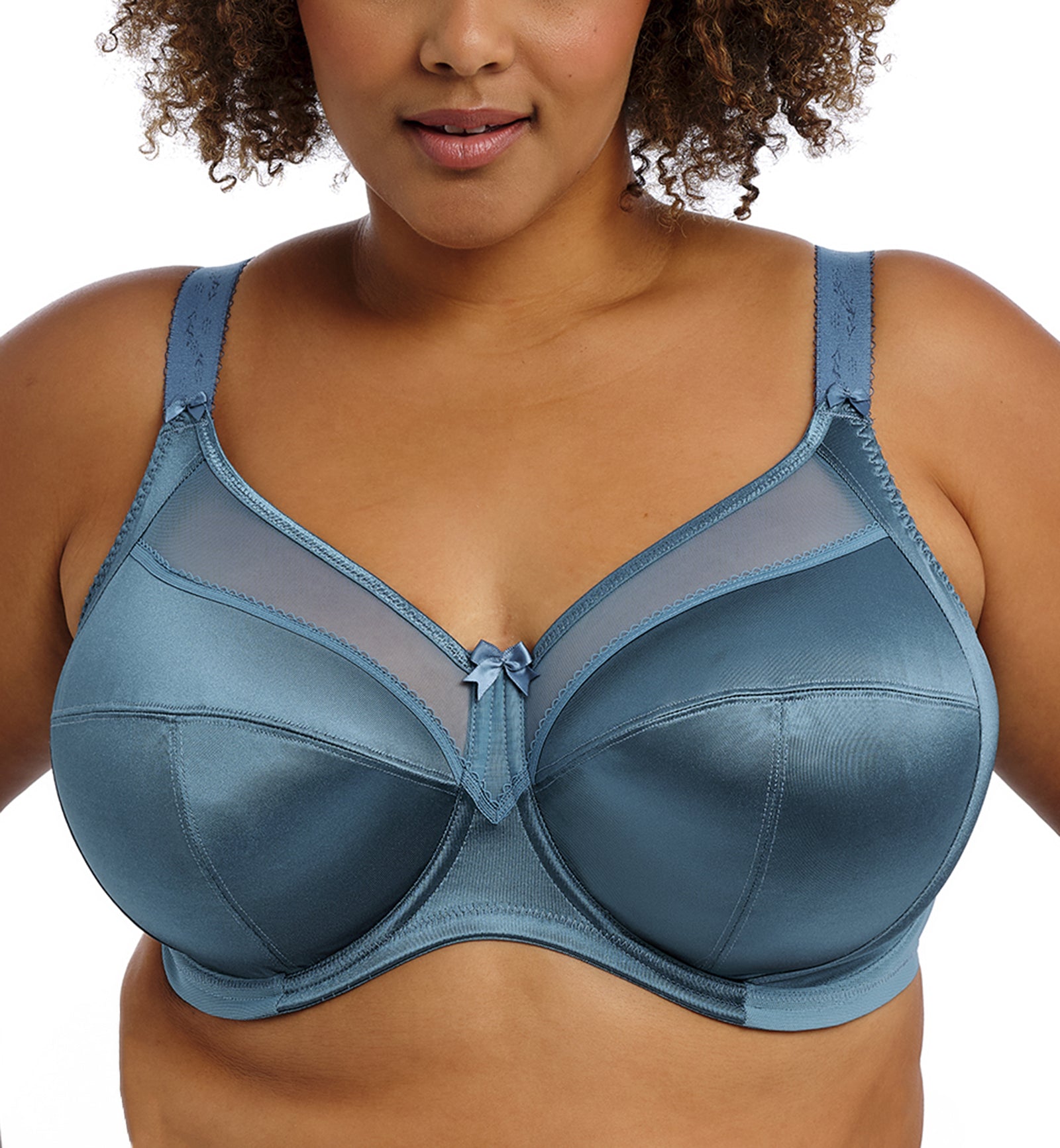 Goddess Keira Support Underwire Bra (6090),34I,Mediterranean Blue - Mediterranean Blue,34I