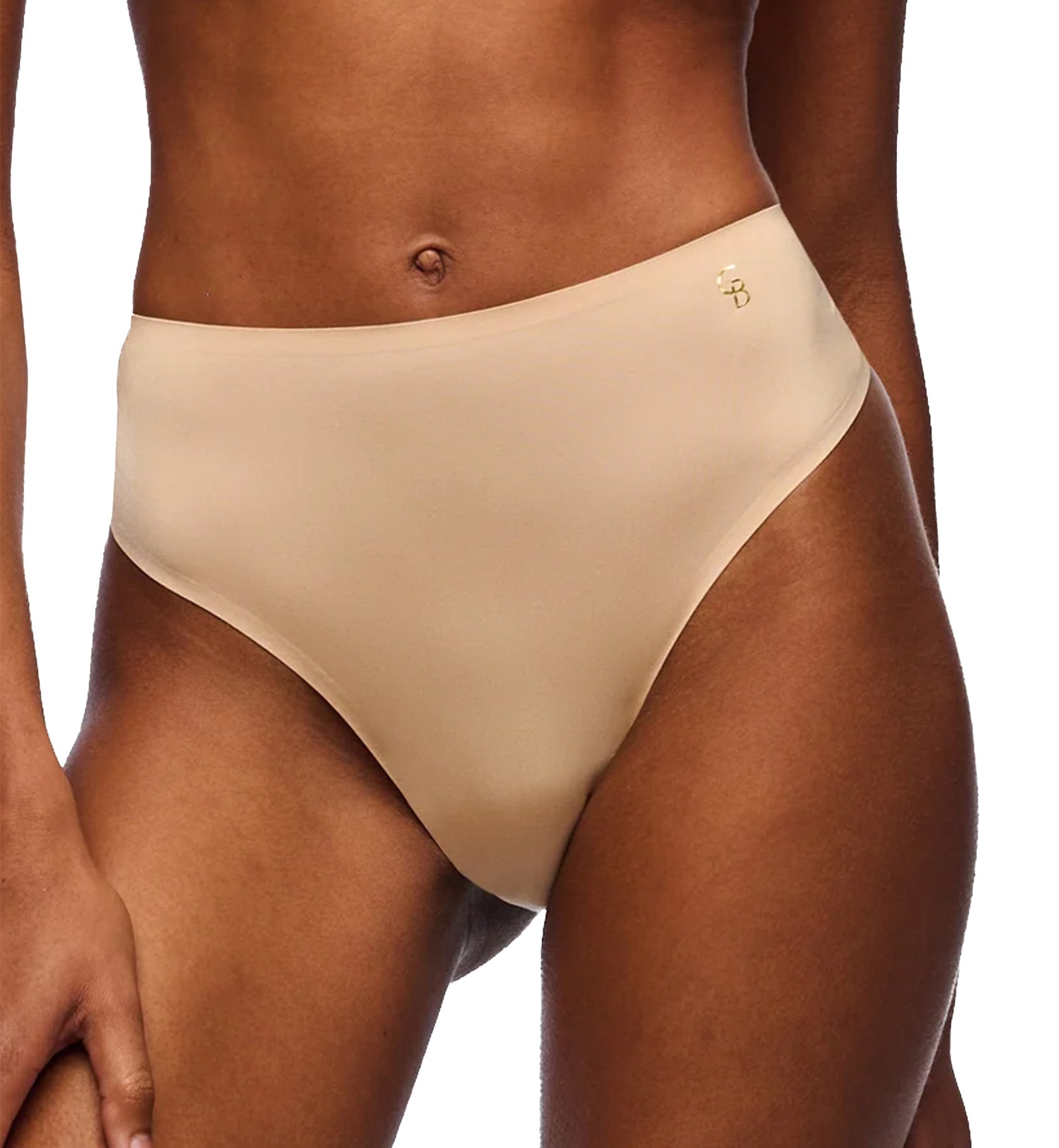 Cosabella Lisciante High Waist Thong (LISCI0361),S/M,Sabbia - Sabbia,S/M