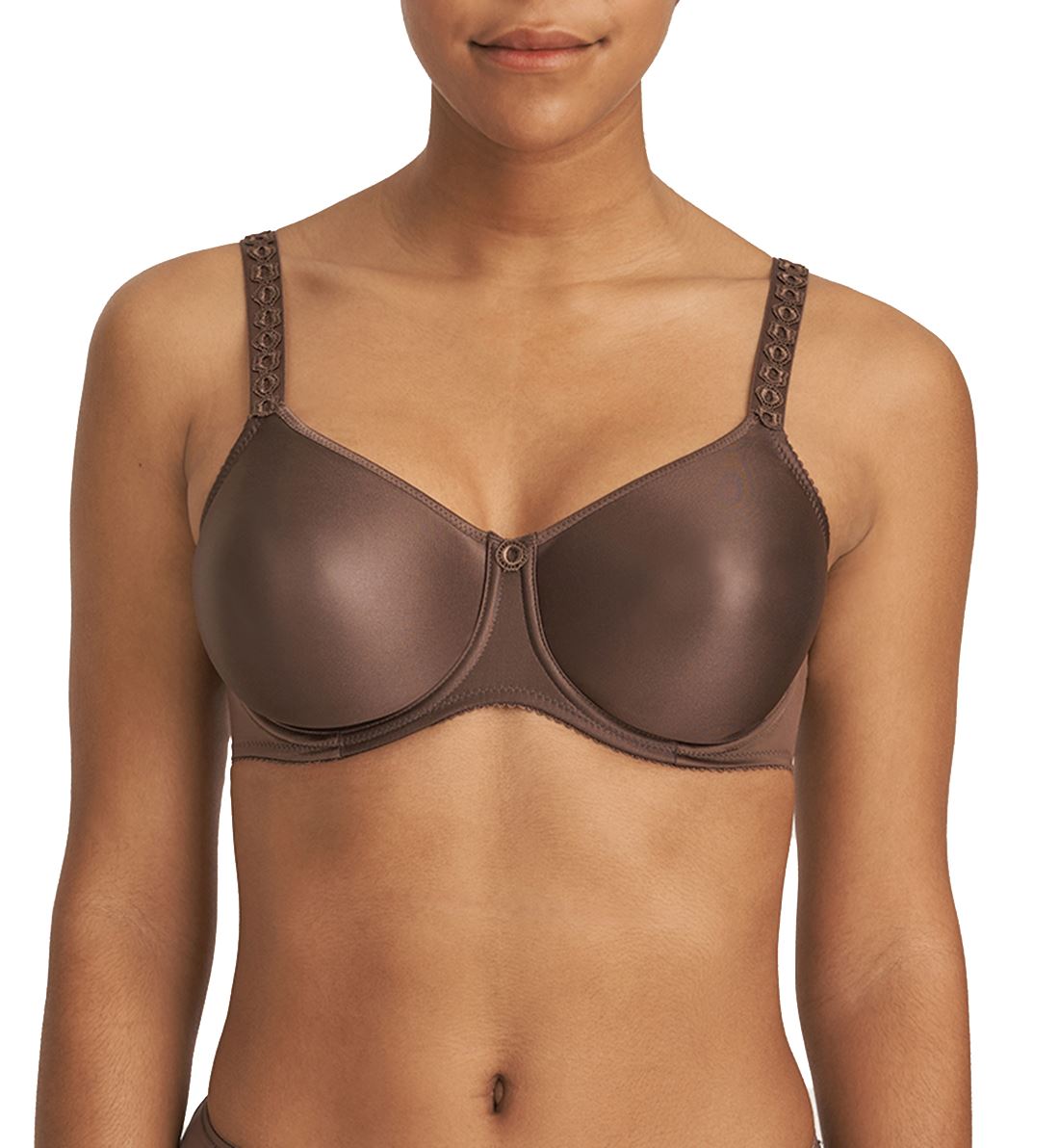 PrimaDonna Every Woman Seamless Non-Padded Underwire Bra (0163110),30E,Ebony - Ebony,30E