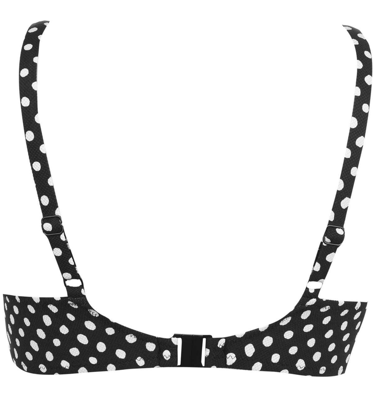 Fantasie Santa Monica Molded Underwire Bikini Top (6721),30D,Black/White - Black/White,30D