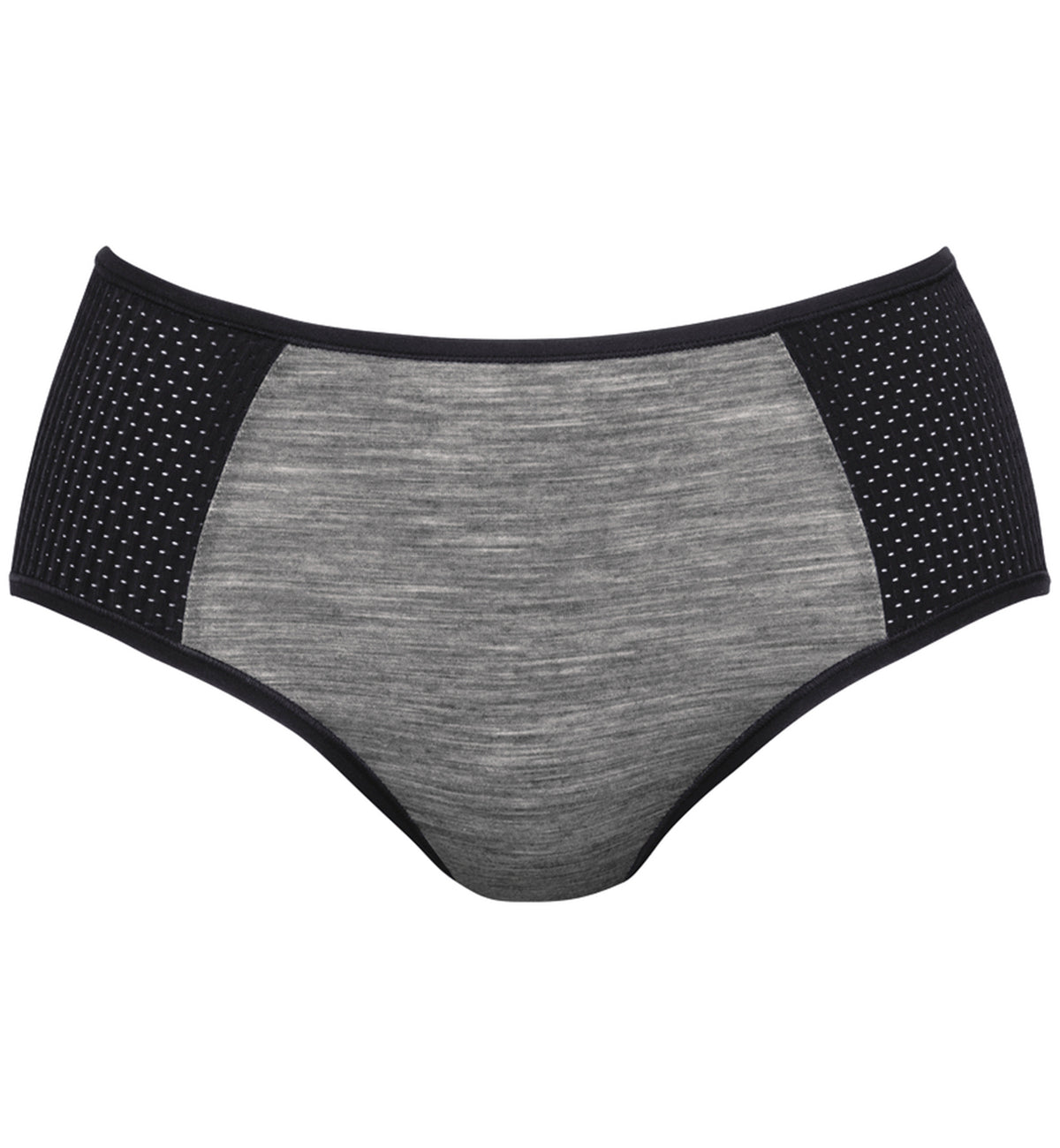 Anita PanAlp Wool Sports Panty (1656),US 6,Black/Melange - Black/Melange,6