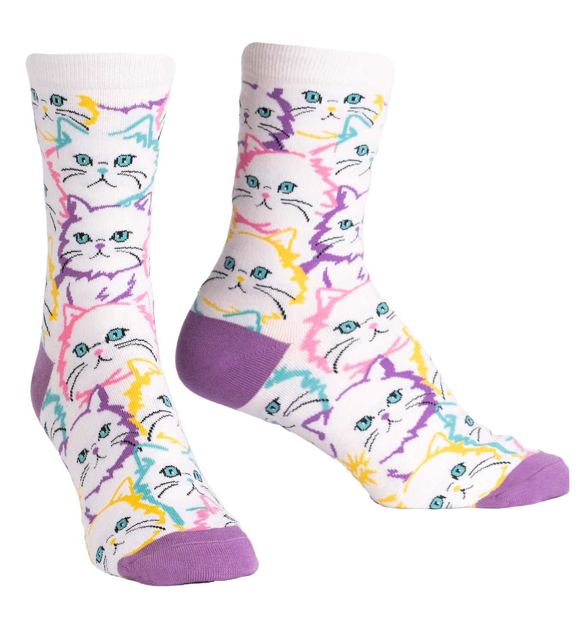 SOCK it to me Women's Crew Socks (w0252),Fur Real - Fur Real,One Size