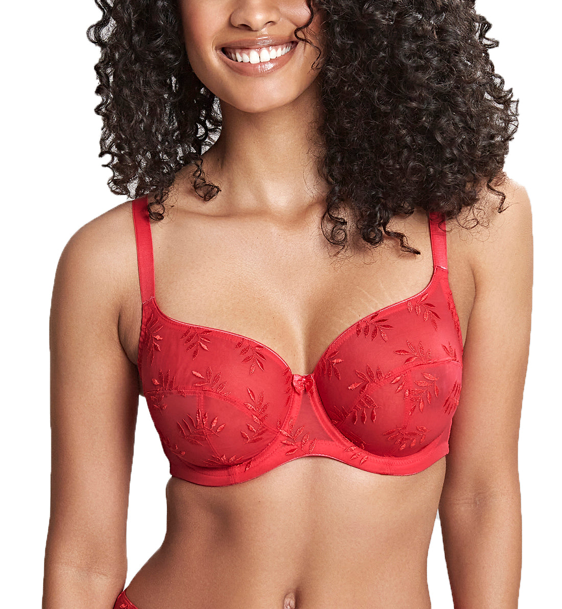 Panache Tango Underwire Balconette Bra (9071),30J,Rouge - Rouge,30J
