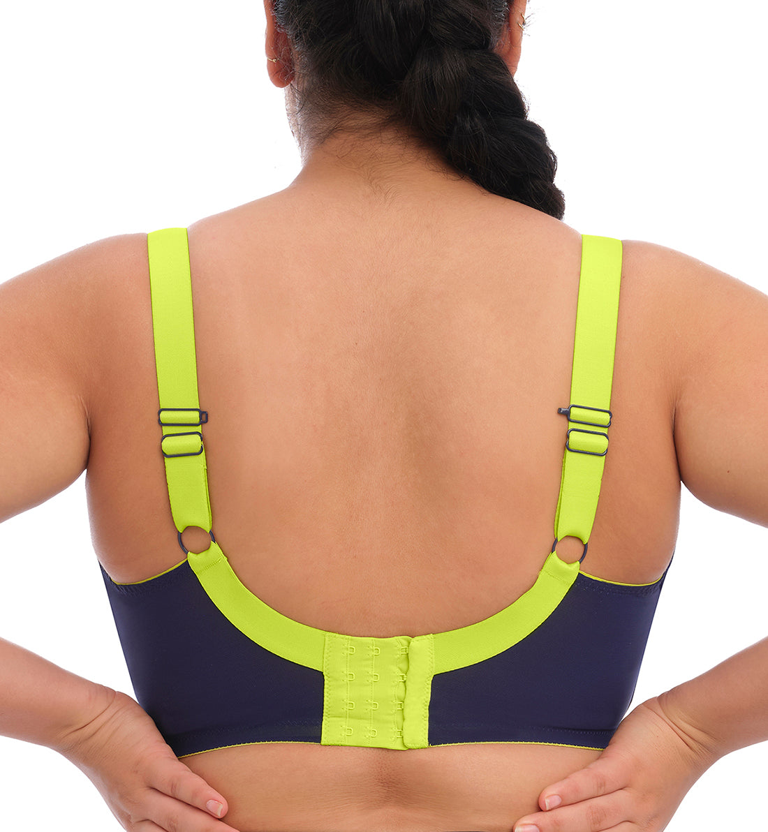 Elomi Energise J-Hook Underwire Sports Bra (8041),32GG,Navy - Navy,32GG