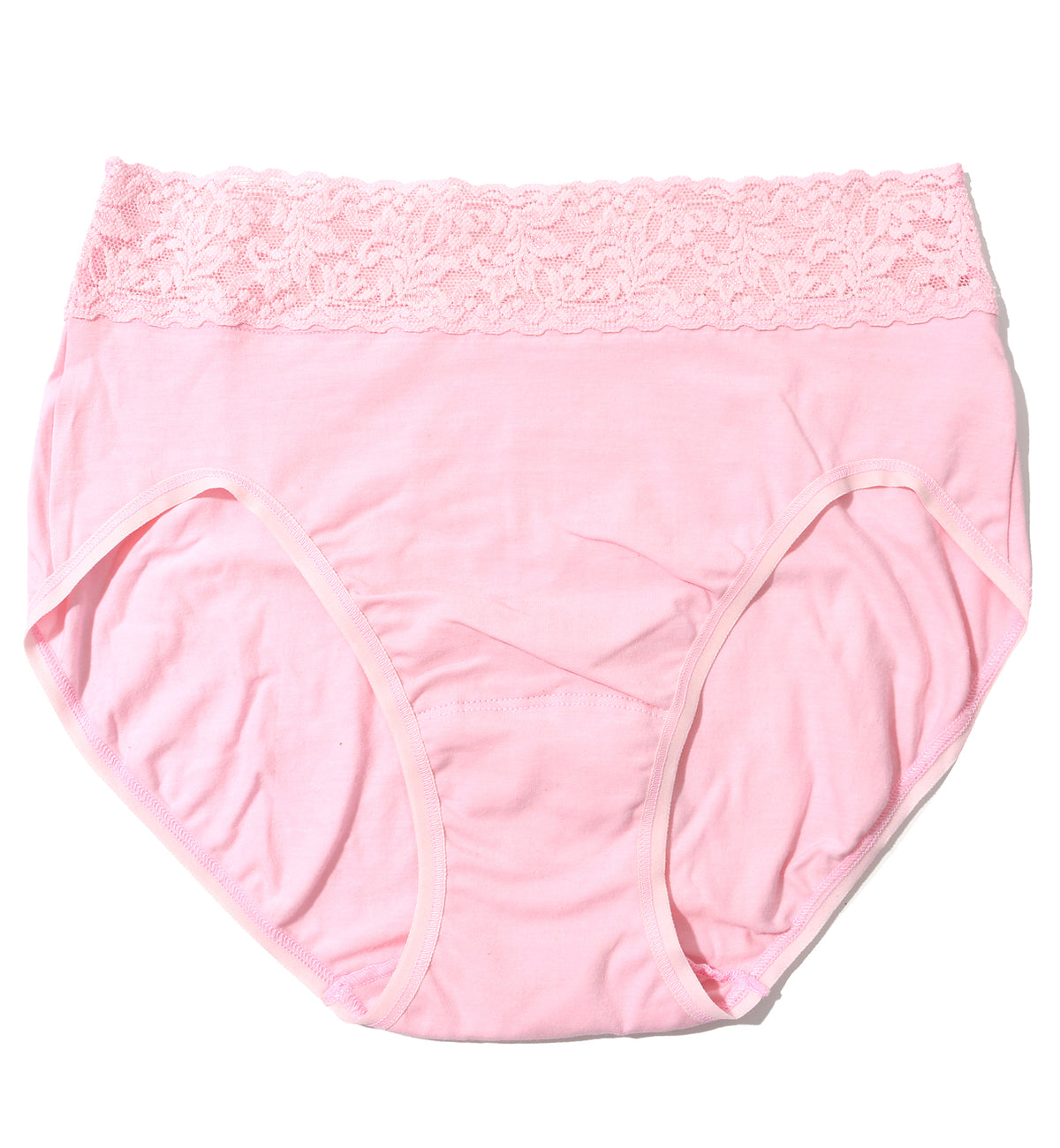 Hanky Panky Cotton French Brief with Lace (892461),Small,Bliss - Bliss,Small