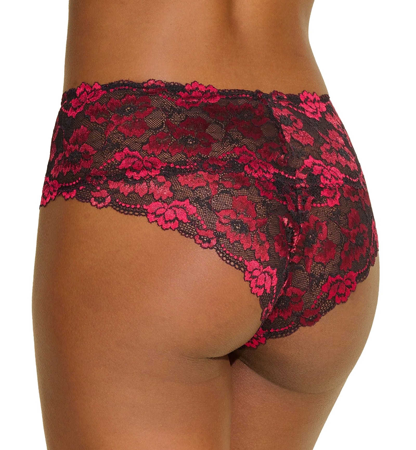 Cosabella Savona Bikini Panty (SAVON0562),Small,Black/Fragolino - Black/Fragolino,Small