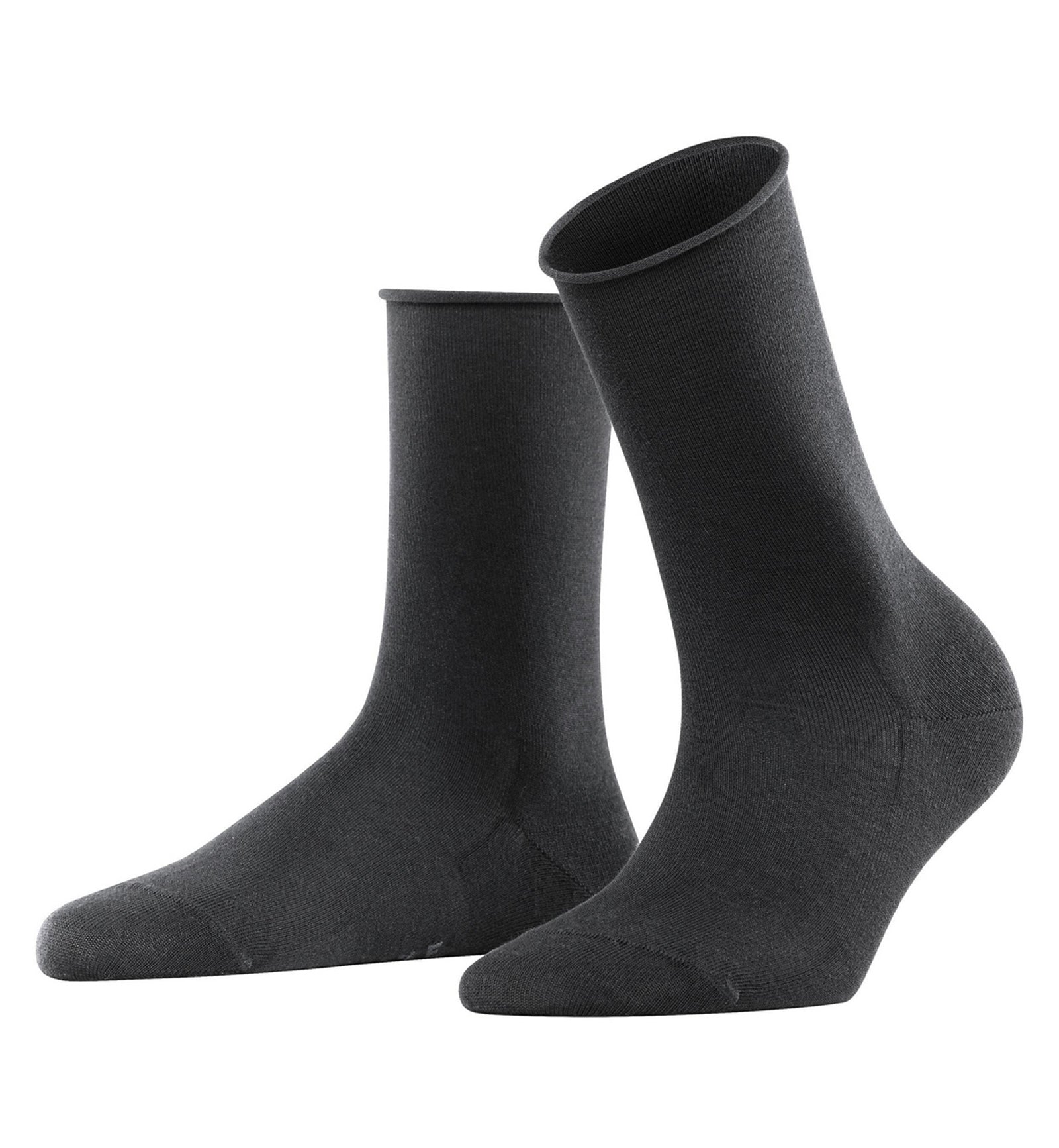 FALKE Active Breeze Crew Socks (46189),5/7.5,Black - Black,5/7.5