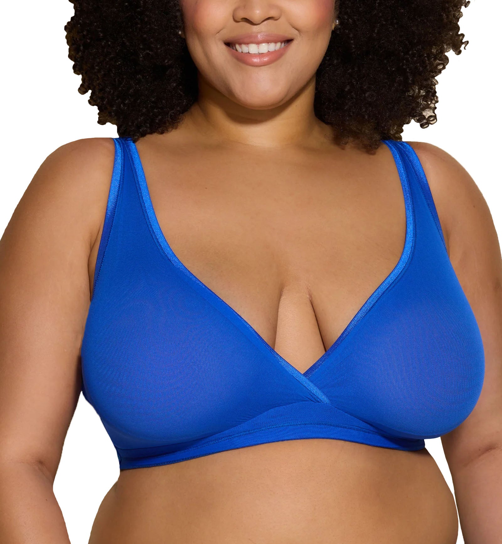 Cosabella Soire Confidence ULTRA CURVY Bralette (SOIRC1313),XS,Cobalt - Cobalt,XS