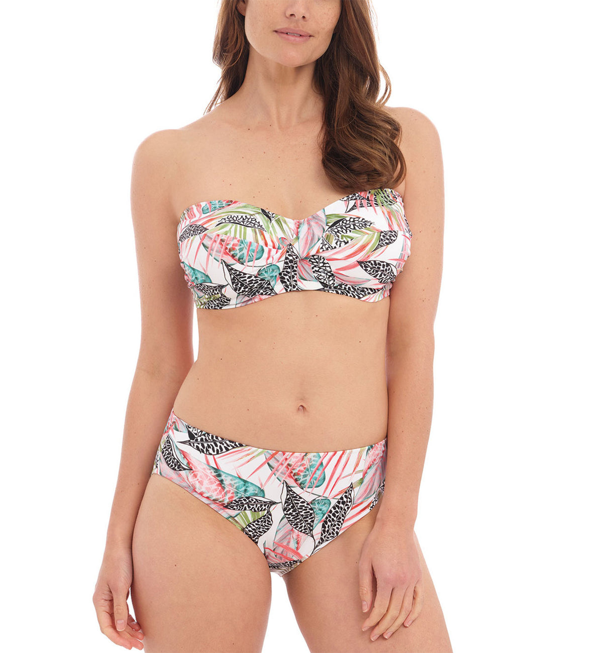 Fantasie Tobago Mid Rise Bikini Brief (500872),Medium,Melon - Melon,Medium
