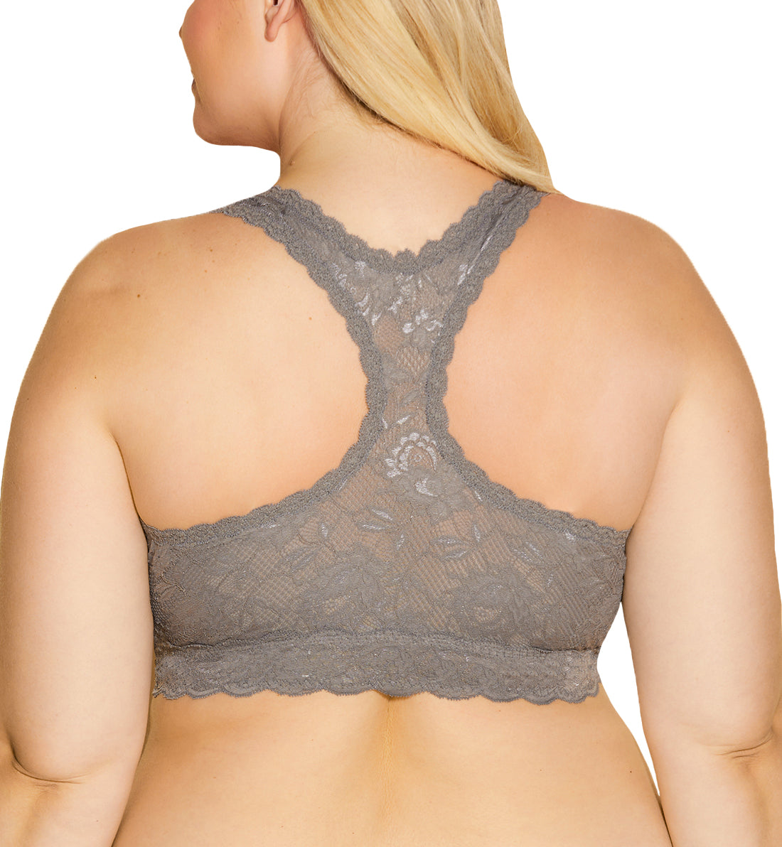 Cosabella Never Say Never ULTRA CURVY Racie Racerback Bralette (NEVER1353),XS,Odisha Grey - Odisha Grey,XS