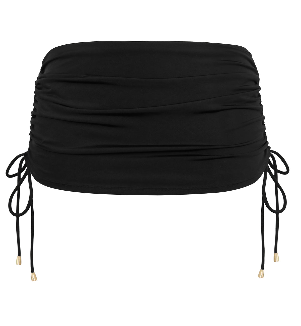 Pour Moi Santa Cruz Adjustable Skirt Swim Brief (24904),Small,Black - Black,Small
