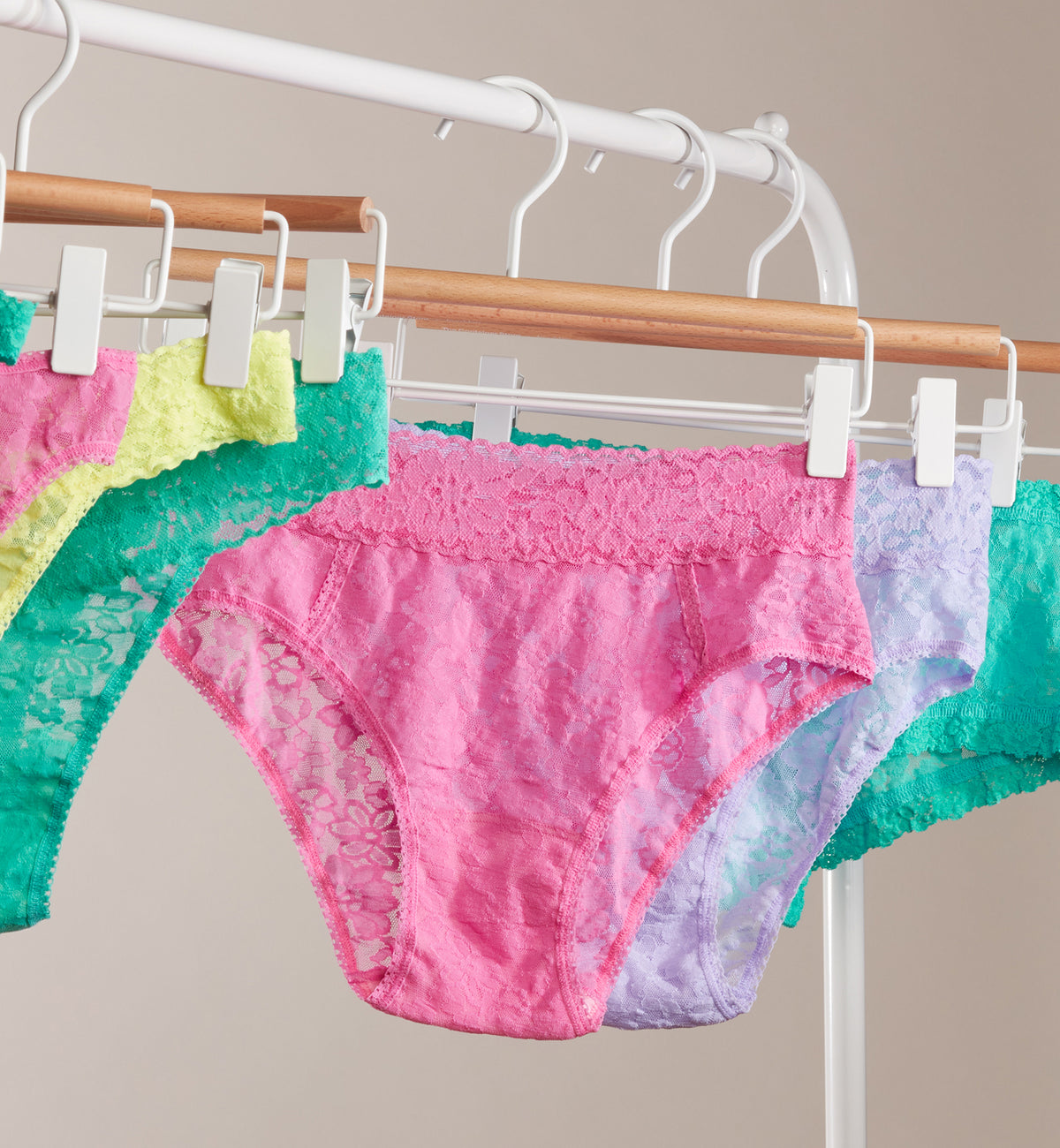 Hanky Panky Daily Lace Girl Brief (772441),XS,Dream House Pink - Dream House Pink,XS